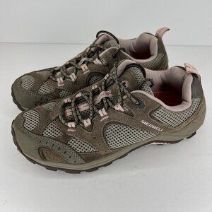 Merrell Nova Ventilator J098316 Taupe Pink Womens Size 8.5 Hiking Sneakers